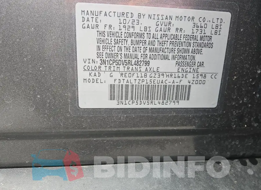 3N1CP5DV5RL482799 Photo# 13
