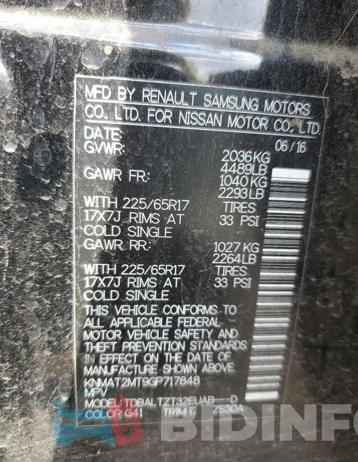 KNMAT2MT9GP717848 Photo# 13