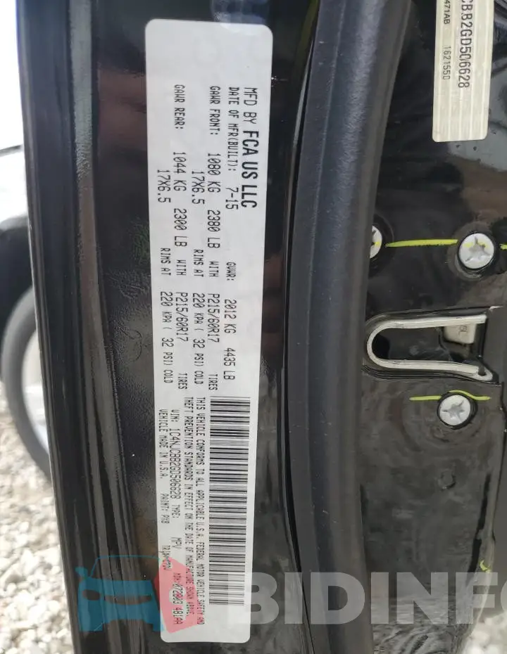 1C4NJCBB2GD506628 Photo# 13