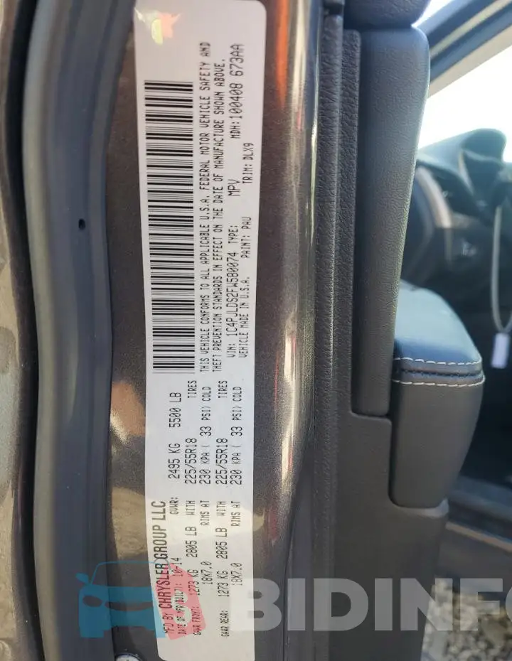 1C4PJLDS2FW580074 Photo# 14