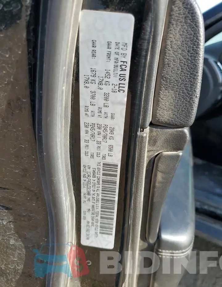 1C4RJFAG9JC313048 Photo# 12