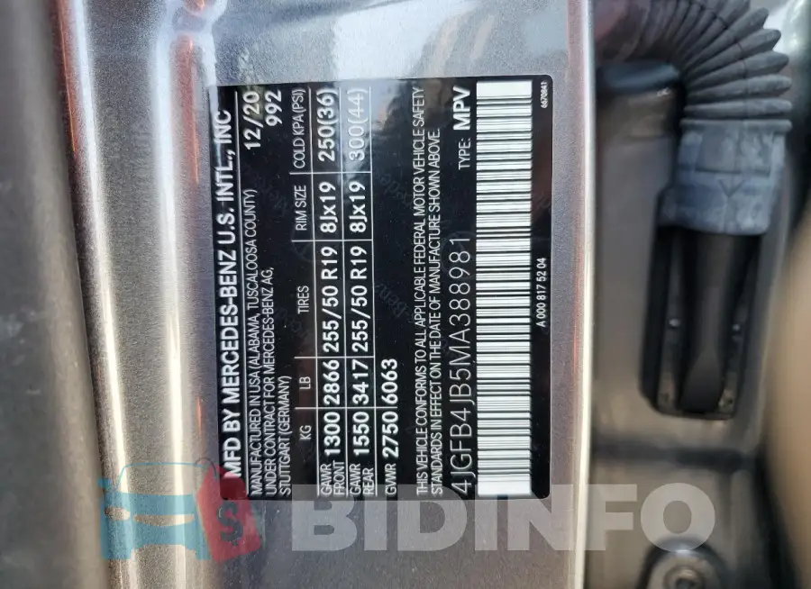 4JGFB4JB5MA388981 Photo# 13