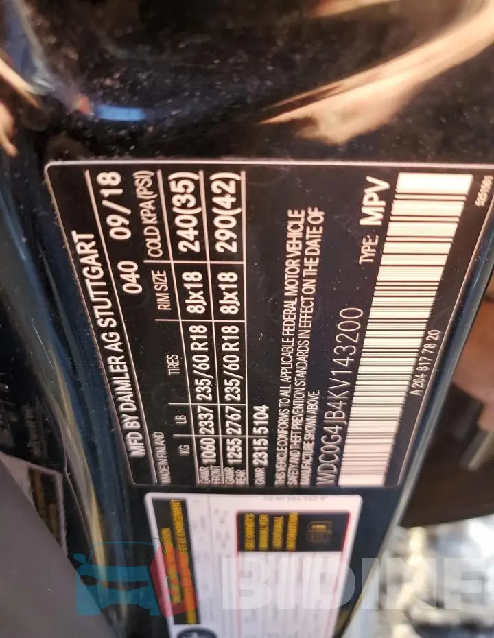WDC0G4JB4KV143200 Photo# 13