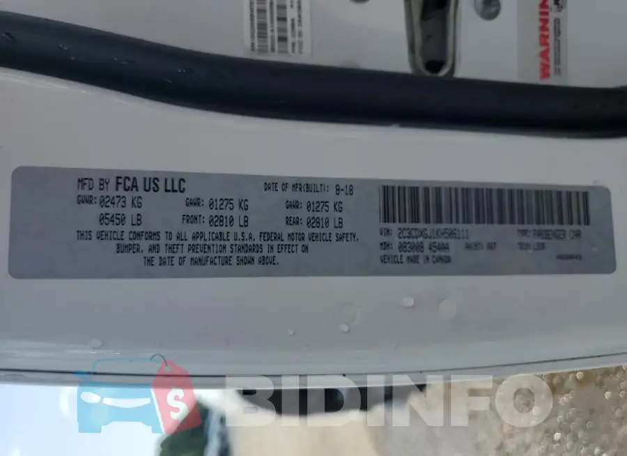 2C3CDXGJ1KH506111 Photo# 12