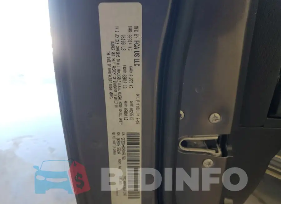 2C3CDXHG2GH297391 Photo# 12