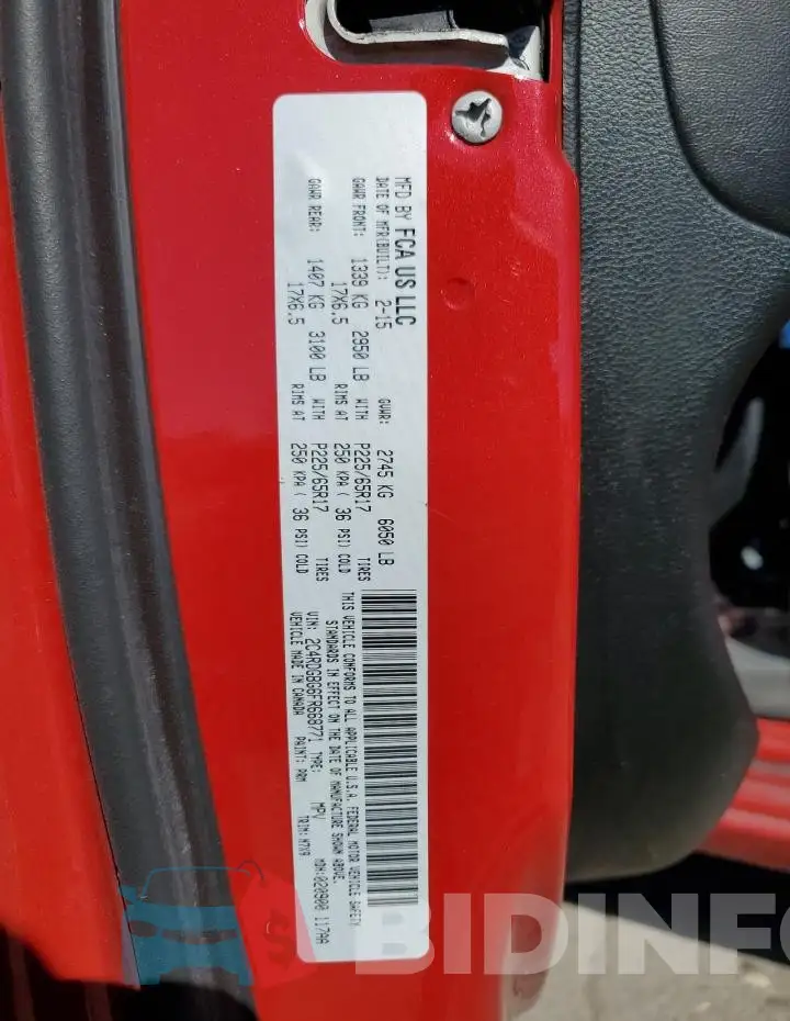 2C4RDGBG6FR668771 Photo# 13