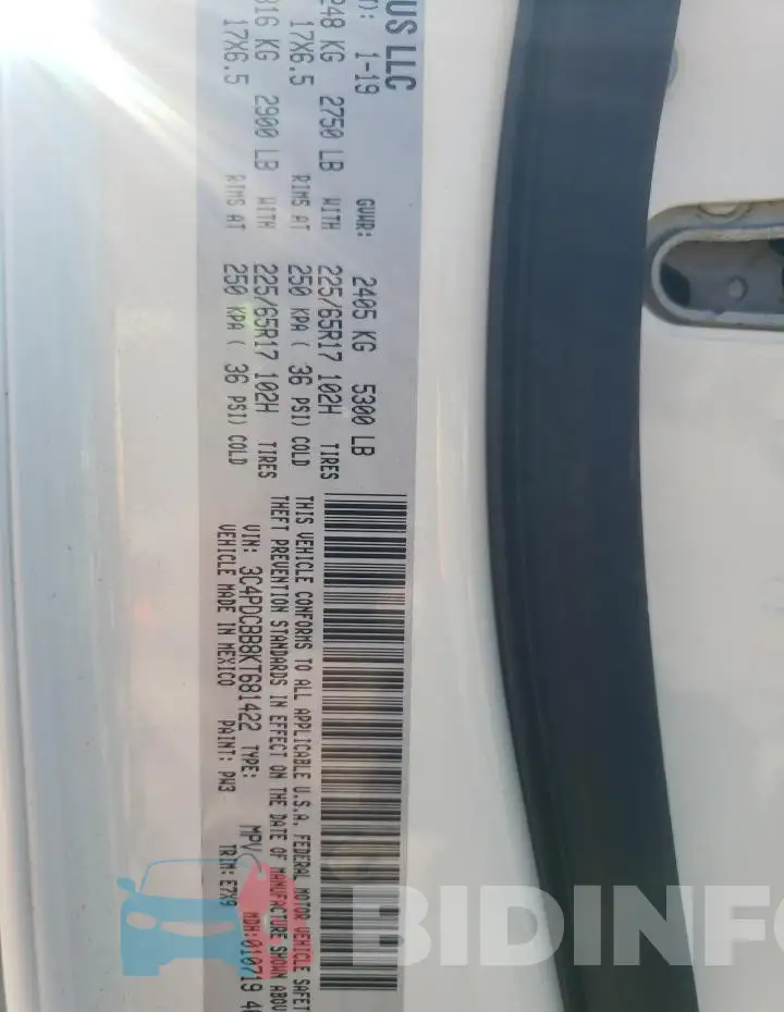 3C4PDCBB8KT681422 Photo# 13