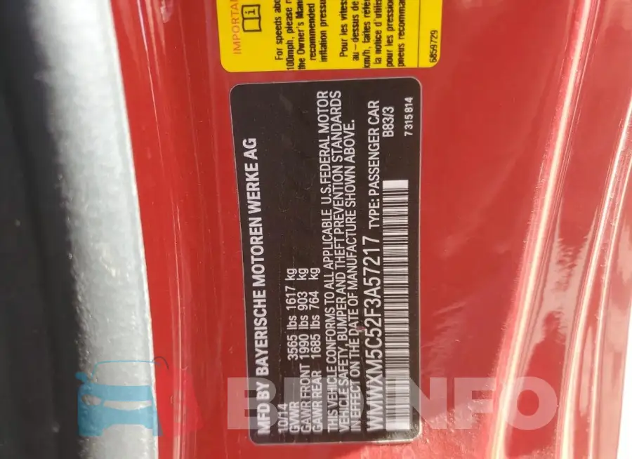 WMWXM5C52F3A57217 Photo# 13