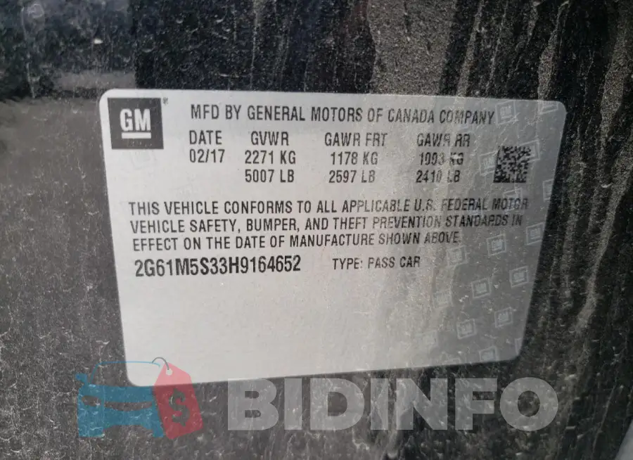 2G61M5S33H9164652 Photo# 12