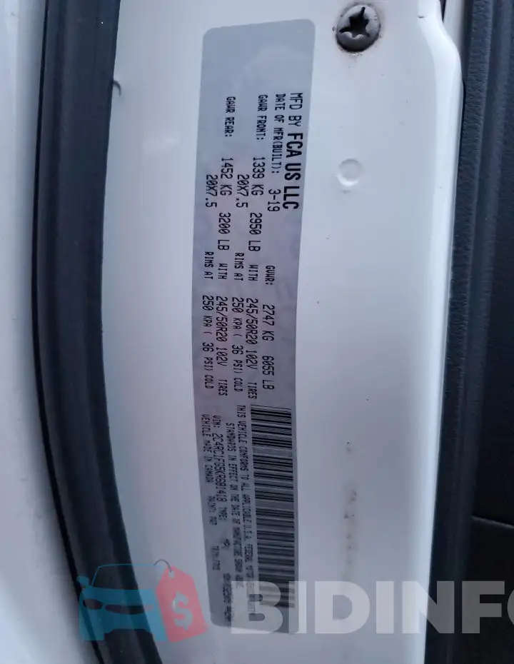 2C4RC1FG5KR681418 Photo# 13