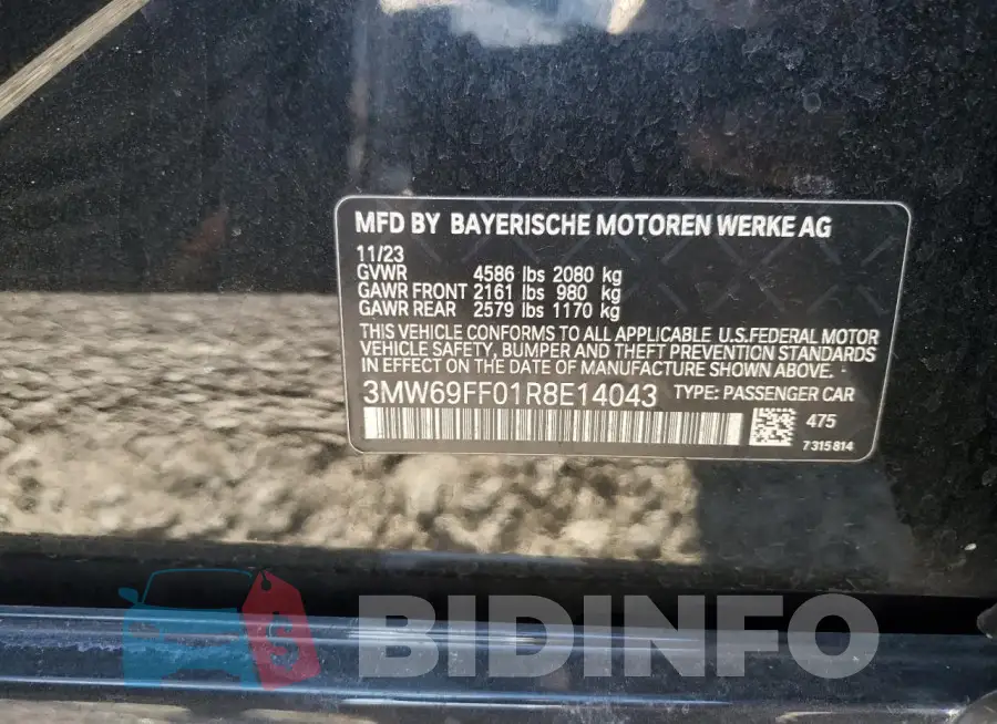 3MW69FF01R8E14043 Photo# 12