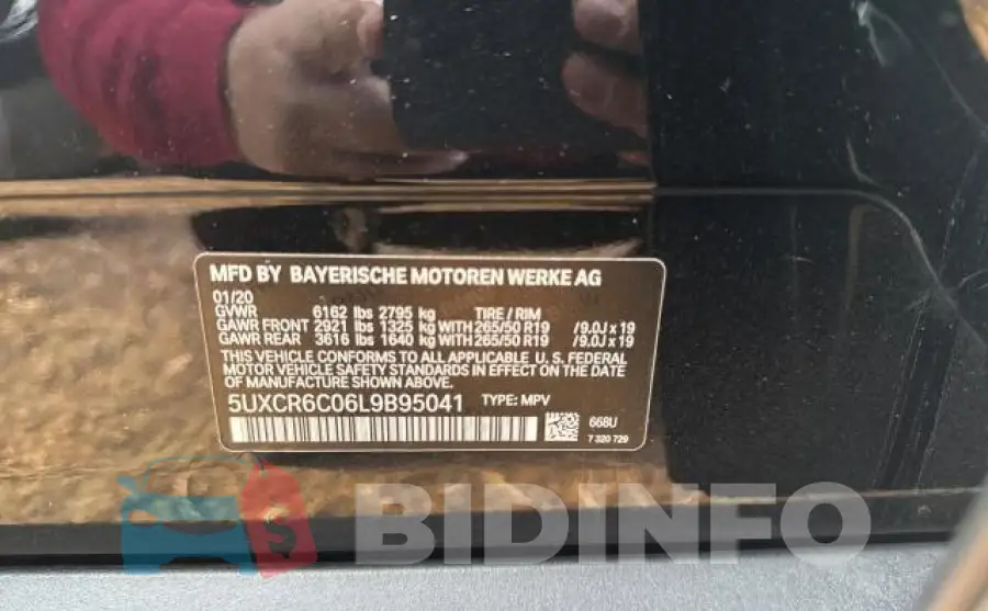 5UXCR6C06L9B95041 Photo# 10