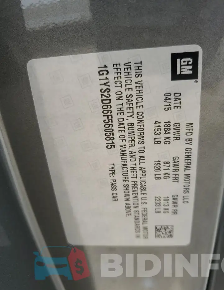 1G1YS2D66F5605815 Photo# 12