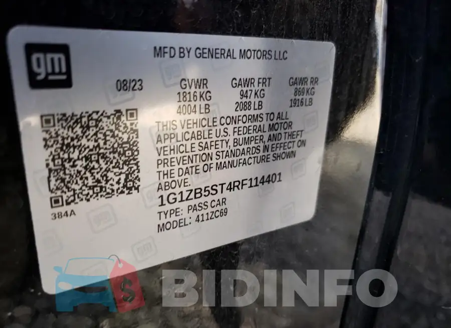 1G1ZB5ST4RF114401 Photo# 12