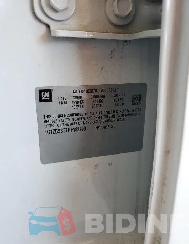 1G1ZB5ST7HF182299 Photo# 12