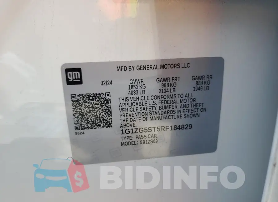 1G1ZG5ST5RF184829 Photo# 12