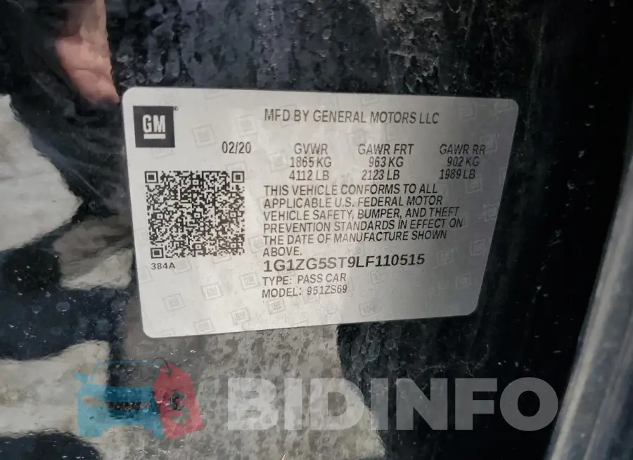 1G1ZG5ST9LF110515 Photo# 12