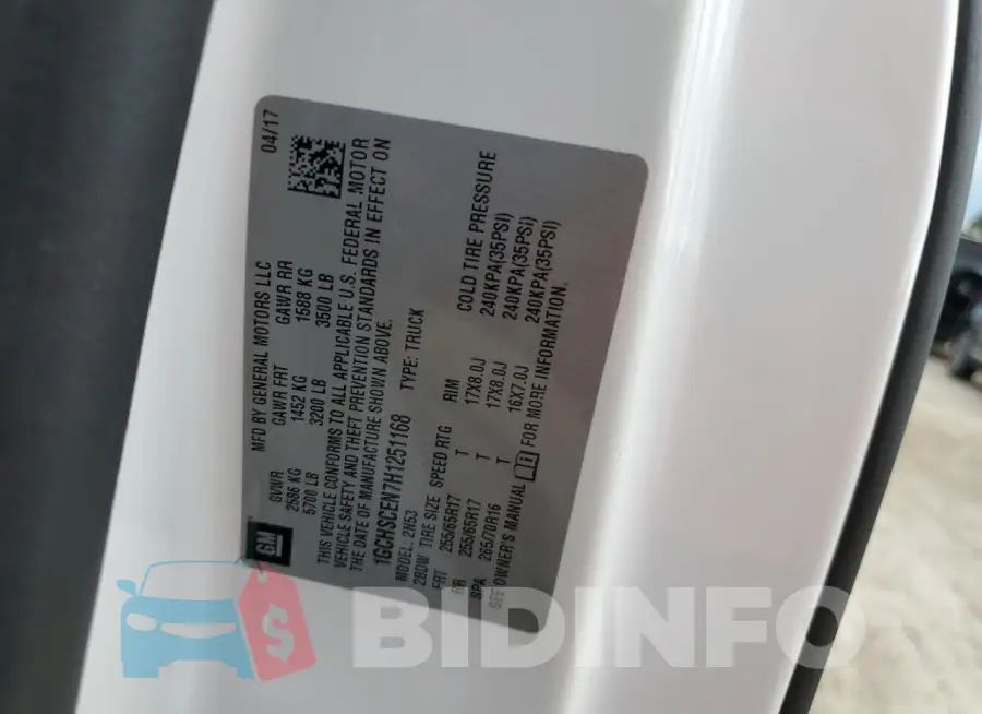 1GCHSCEN7H1251168 Photo# 13
