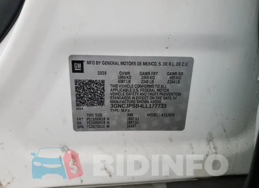3GNCJPSB4LL177733 Photo# 13