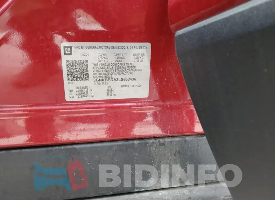 3GNKBBRA3LS653436 Photo# 13
