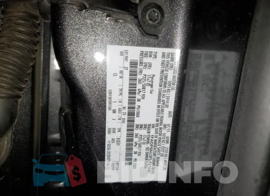 1FADP5AU3FL121047 Photo# 13