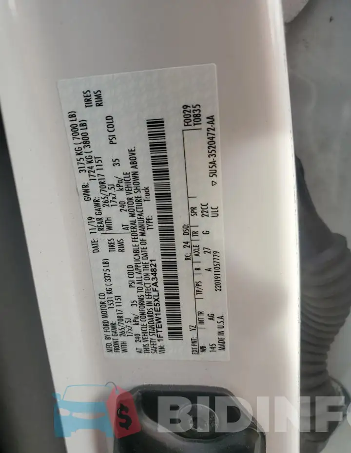 1FTEW1E5XLFA34821 Photo# 12