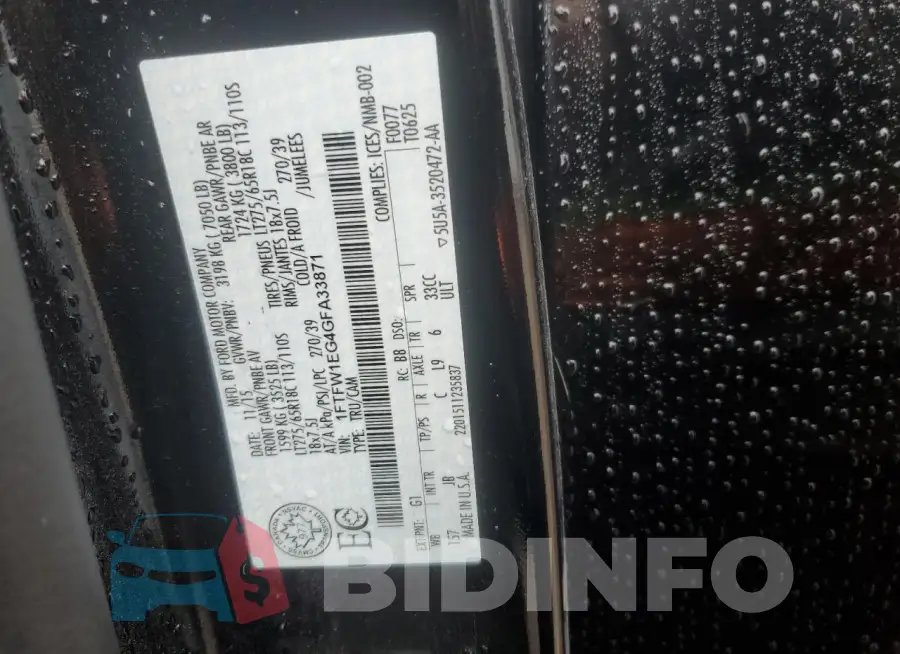1FTFW1EG4GFA33871 Photo# 12