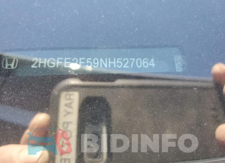 2HGFE2F59NH527064 Photo# 12
