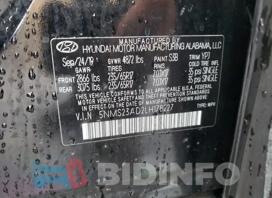 5NMS23AD2LH178227 Photo# 13