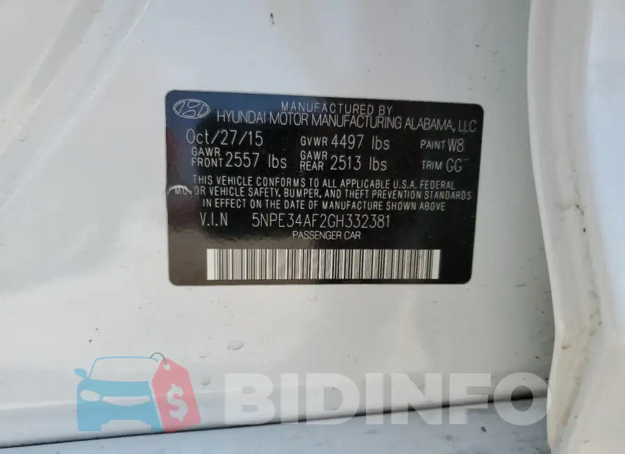 5NPE34AF2GH332381 Photo# 12