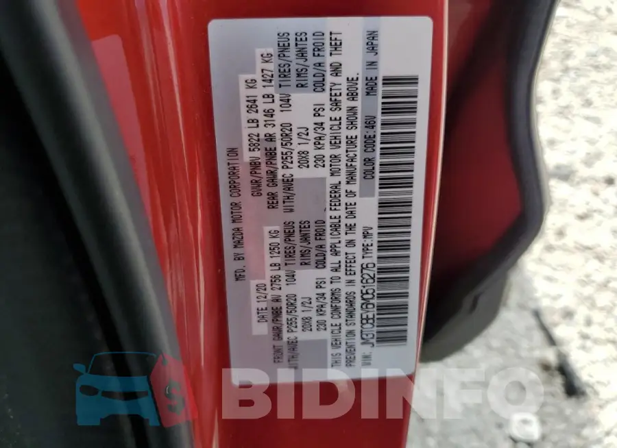 JM3TCBEY6M0516276 Photo# 13