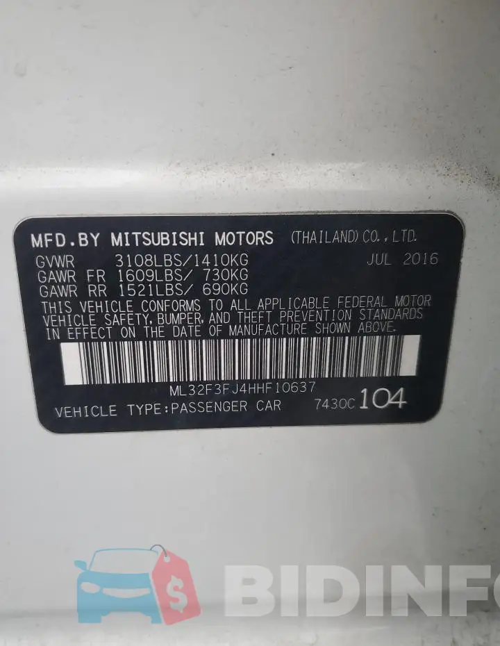 ML32F3FJ4HHF10637 Photo# 13