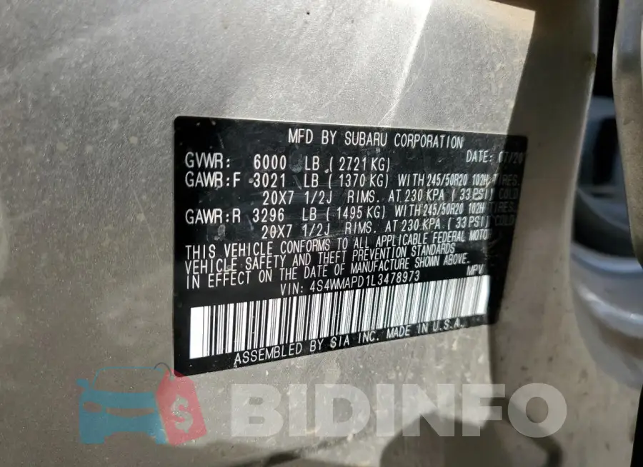 4S4WMAPD1L3478973 Photo# 14