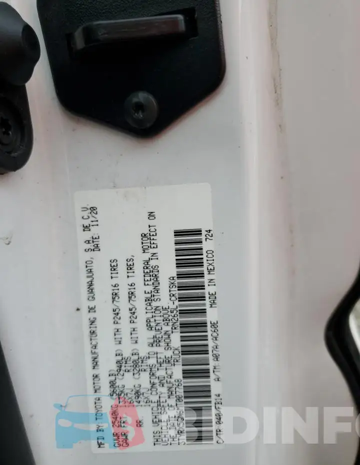 3TYRX5GN6MT007768 Photo# 12
