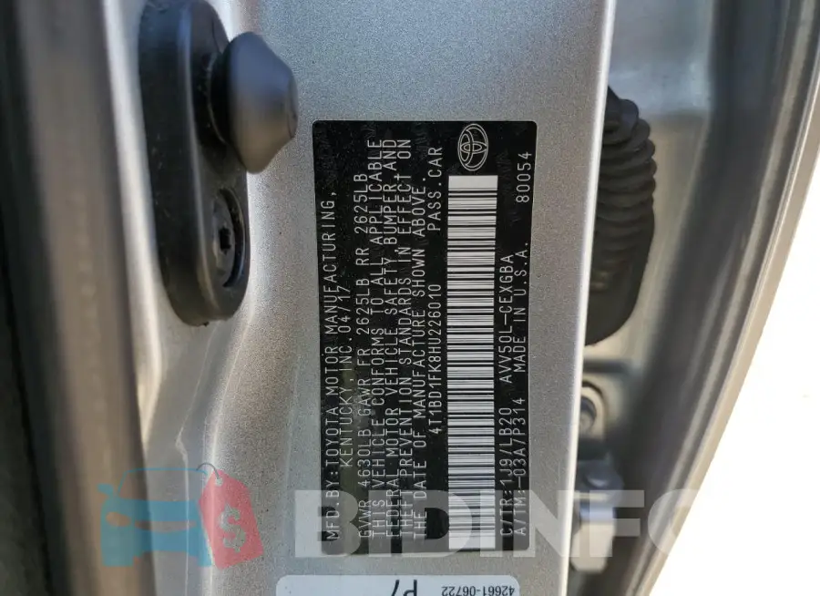 4T1BD1FK8HU226010 Photo# 12