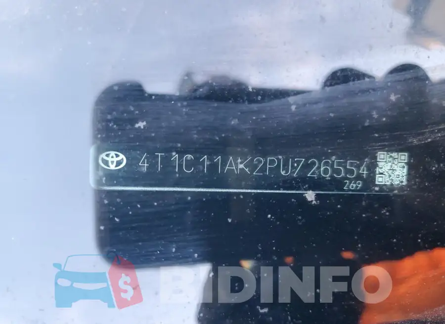 4T1C11AK2PU726554 Photo# 12
