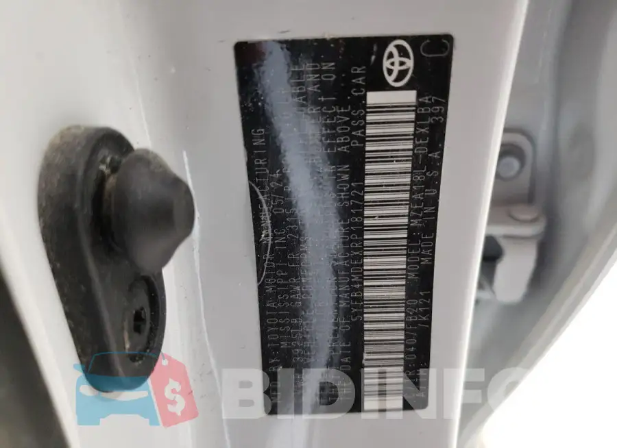 5YFB4MDEXRP181721 Photo# 12