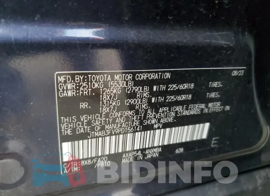 JTMAB3FV9PD156141 Photo# 13