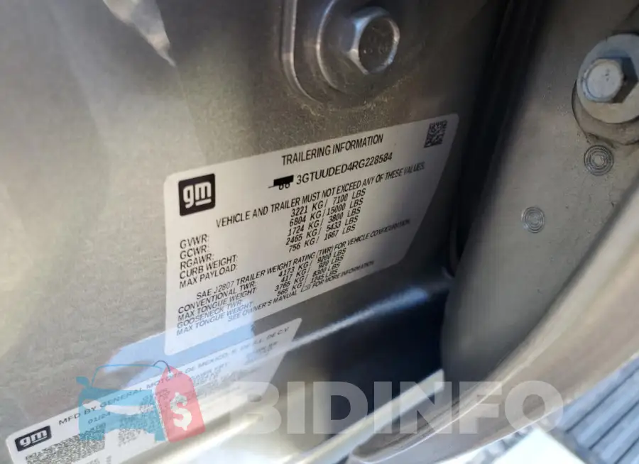 3GTUUDED4RG228584 Photo# 12