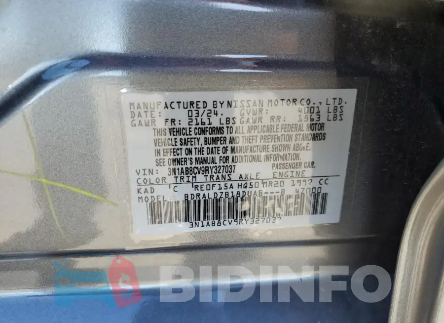 3N1AB8CV9RY327037 Photo# 13