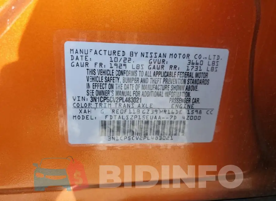 3N1CP5CV2PL483021 Photo# 13