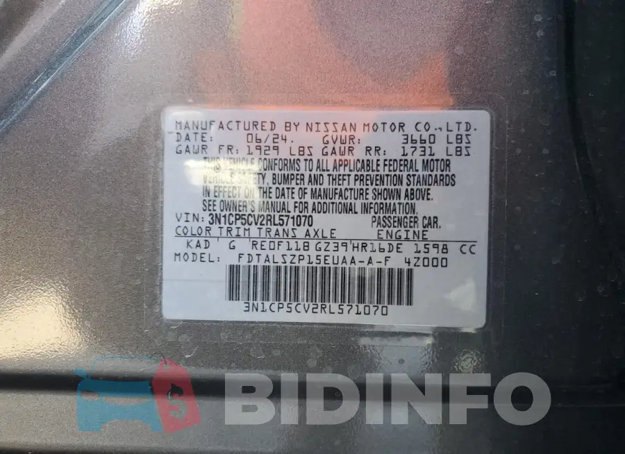 3N1CP5CV2RL571070 Photo# 13