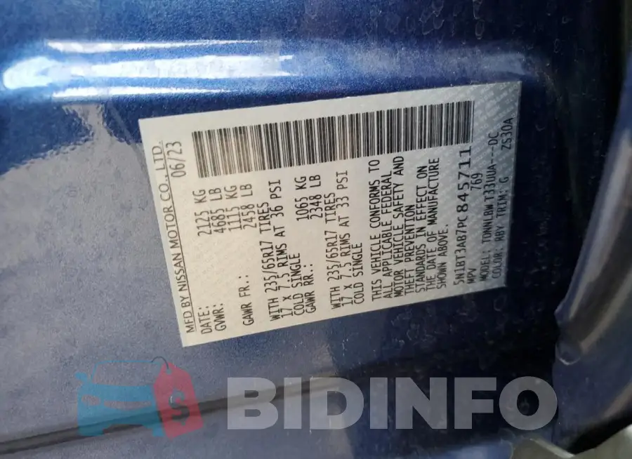 5N1BT3AB7PC845711 Photo# 13