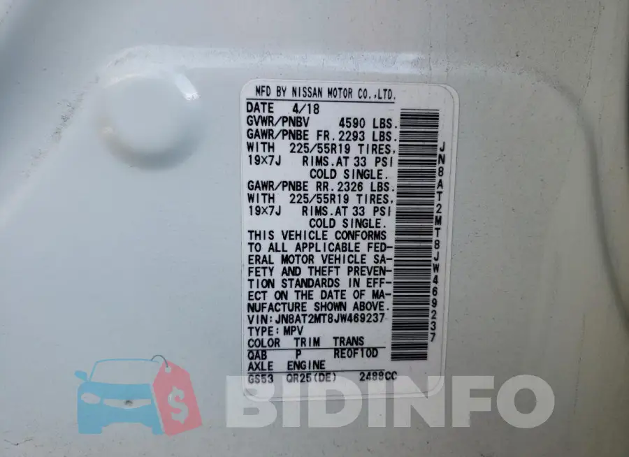 JN8AT2MT8JW469237 Photo# 13