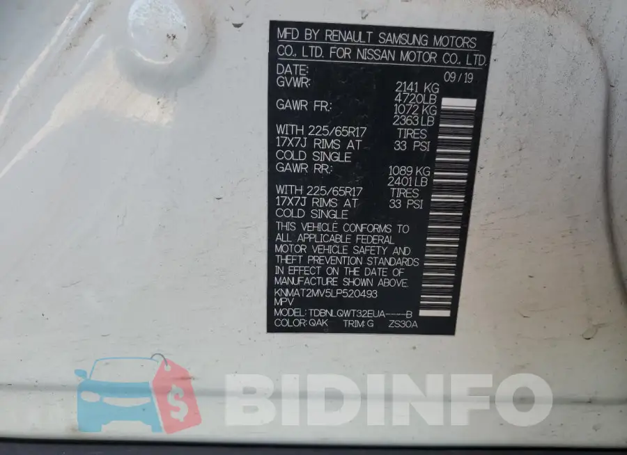 KNMAT2MV5LP520493 Photo# 13