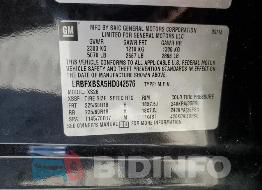 LRBFXBSA5HD042576 Photo# 12