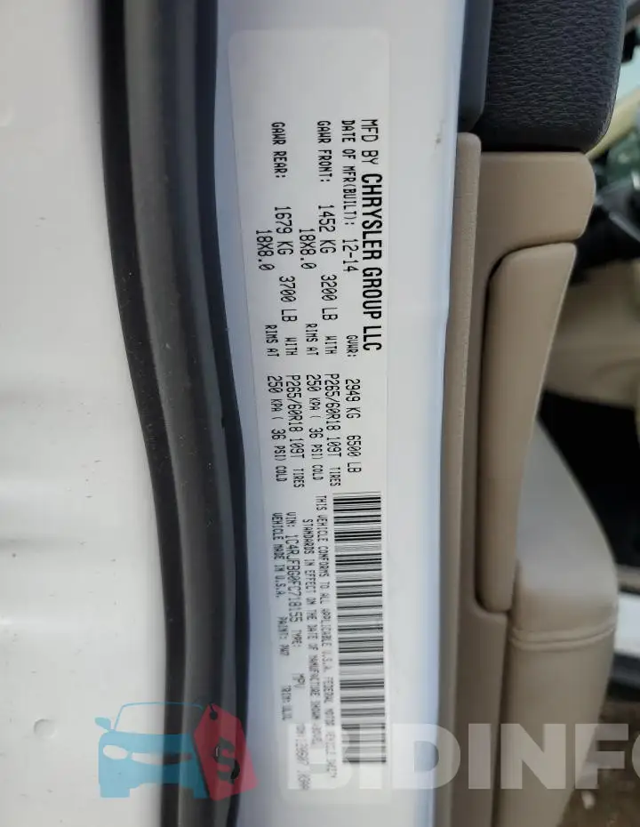 1C4RJFBG0FC718155 Photo# 13