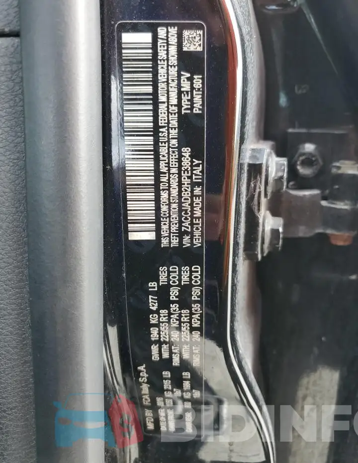 ZACCJADB2HPE38648 Photo# 13