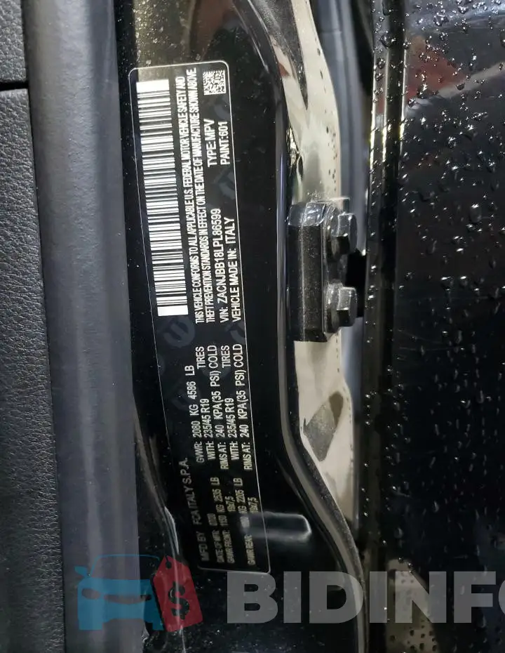 ZACNJBB18LPL86599 Photo# 13