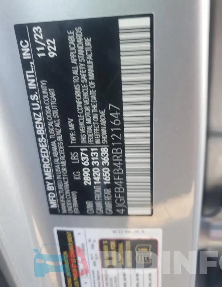 4JGFB4FB4RB121647 Photo# 14
